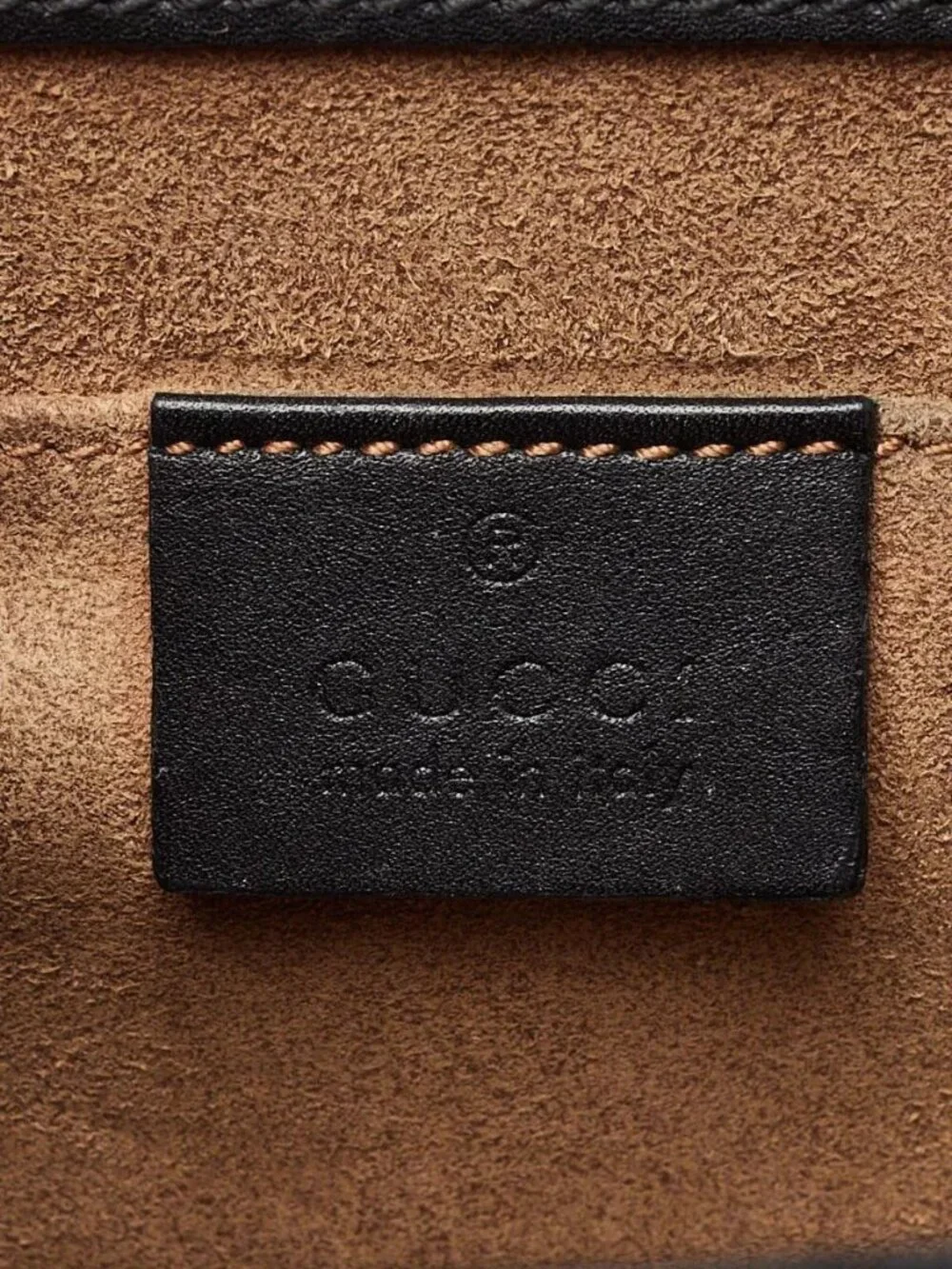 Gucci Beige/Black GG Supreme Coated Canvas Padlock Small Shoulder Bag - Picture 9 of 11